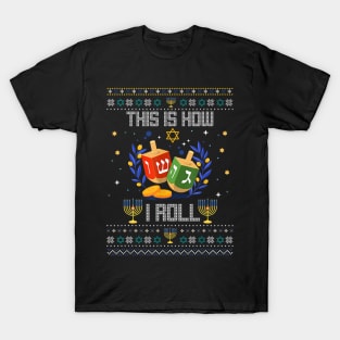 This Is How I Roll Happy Hanukkah T-Shirt